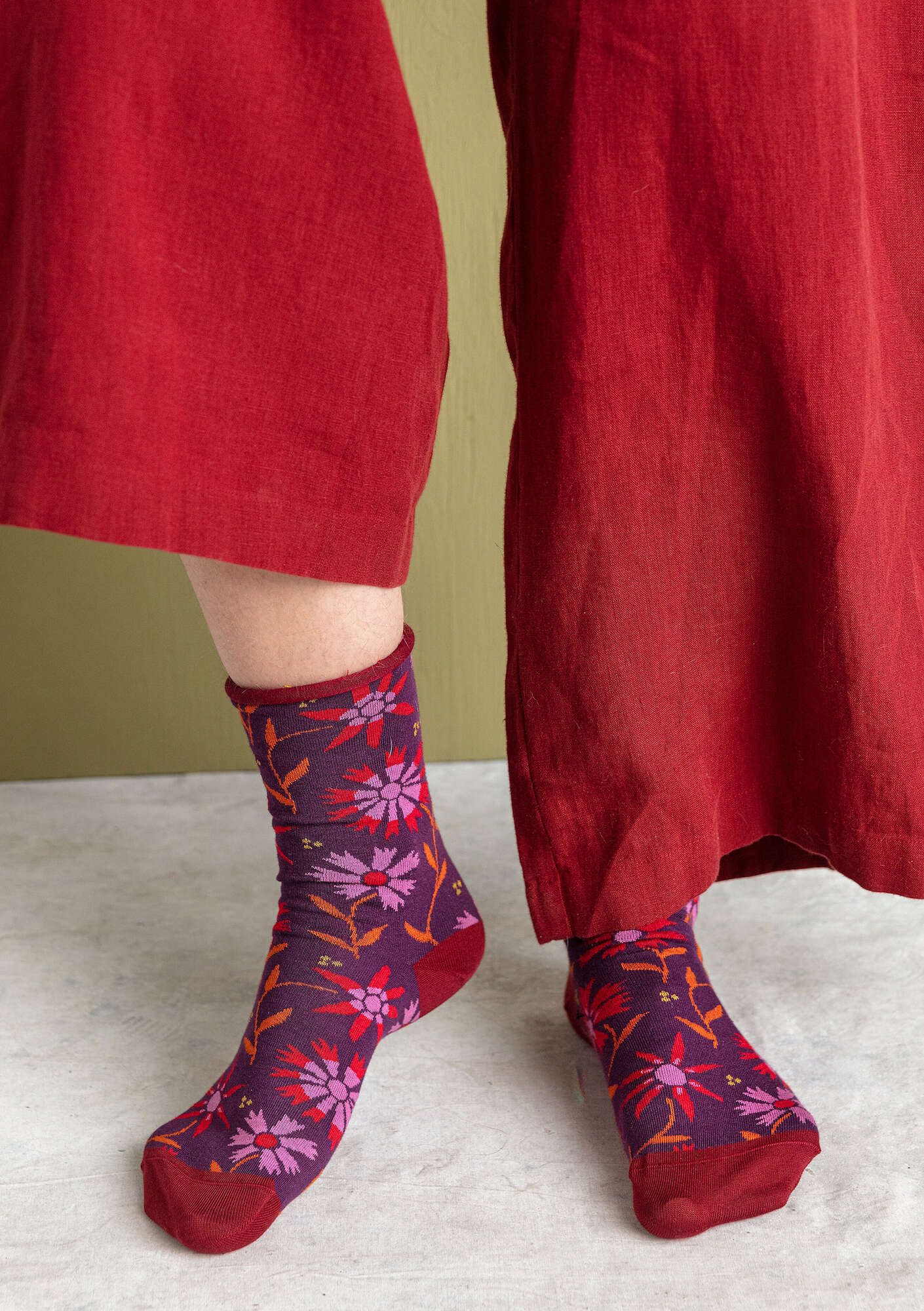 Socken „Isolde“ aus Öko-Baumwolle allium thumbnail