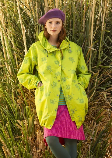 Parka "Nice" en écocoton - vert tropical