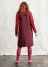 Jersey dress in lyocell/spandex (aubergine XXL)
