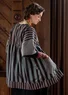 “Sofia” organic cotton smock blouse (black M)