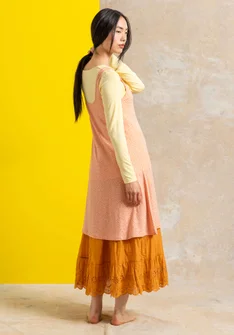 Onderjurk "Bianca" van lyocell/elastaan - licht poederroze/dessin