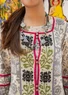 Cardigan "Jurta" i uld/lyocell (lys sand L)