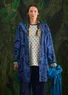 Parka "Petronella" en coton recyclé/biologique (lupin/motif XS)