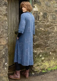 Strickkleid „Hildur“ aus Bio-Baumwolle - indigo