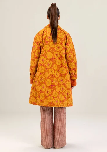 Kåpe «Cress» i økologisk bomull - henna