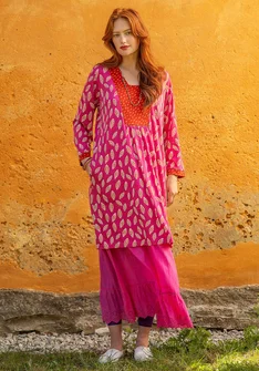 Jerseykleid „Åland“ aus Bio-Baumwolle/Modal - dunkelpfingstrose