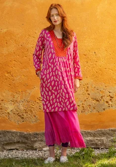 Jerseykleid „Åland“ aus Bio-Baumwolle/Modal - dunkelpfingstrose