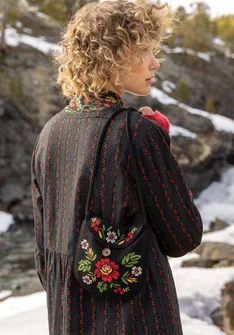 “Nome” wool bag - black