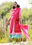 Woven “Safari” dress in organic cotton/linen cyclamen thumbnail