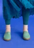 Shoe in nubuck (malachite 42)