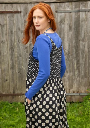 Robe en jersey « Singö » en coton biologique/modal - noir