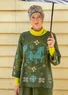 “Feru” organic cotton/linen sweater (pine M)