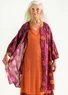Kleid „Billie“ aus Öko-/Recycling-Baumwolle (weinrot-bedruckt XS)