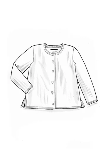 Gilet en coton recyclé - terre clair