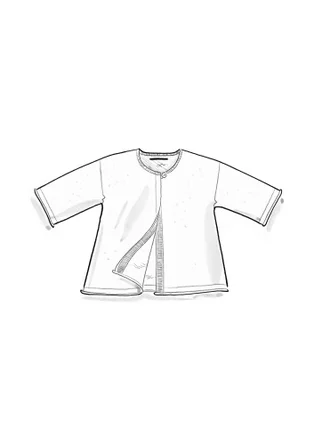 Gilet en coton biologique/laine avec teinture végétale - fleur de cerisier