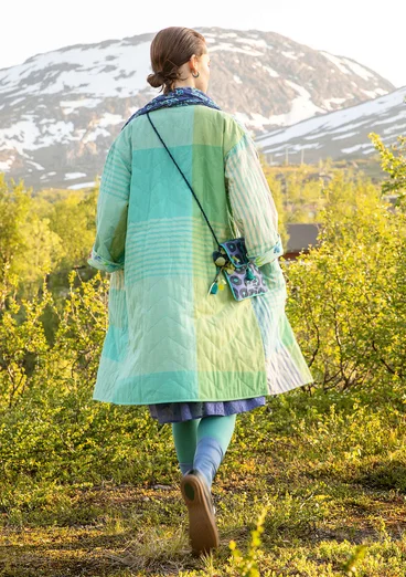 Veste "Madras" en coton biologique - jade