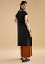 “Jane” jersey dress in organic cotton/spandex black thumbnail