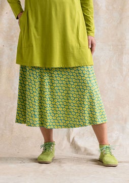 Jersey skirt Billie aqua green/patterned