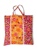 Sac en tissu de coton biologique Taille L - orange