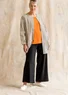 Pantalon en velours de coton biologique/polyester recyclé (noir M)