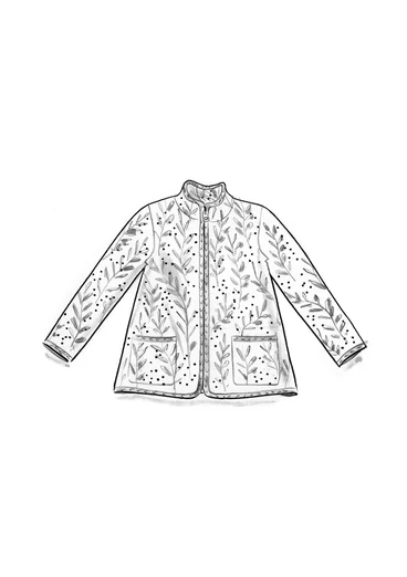 Gestrickte Jacke „Sälen“ aus Wollbouclé - monstera