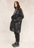 “Sunny Honey” wool coat (black M)