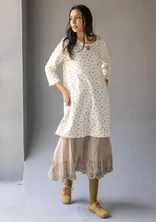 Tunique "Ton" en jersey de coton biologique - vanille