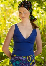 "Botswana" polyamide/elastane tankini - klein blue