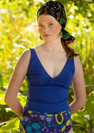 Tankini "Botswana" en polyamide/élasthanne - bleu klein