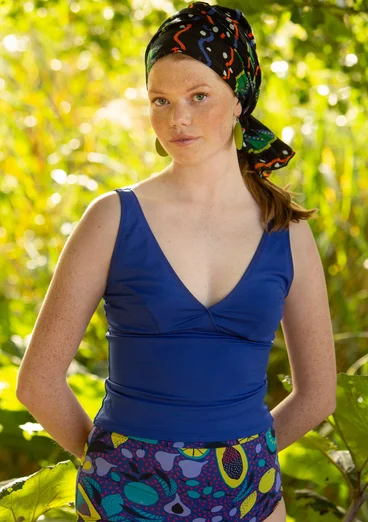 Tankinitop „Botswana“ aus Polyamid/Elasthan - tiefblau