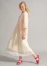“Duha” woven dress in organic cotton (ecru M)