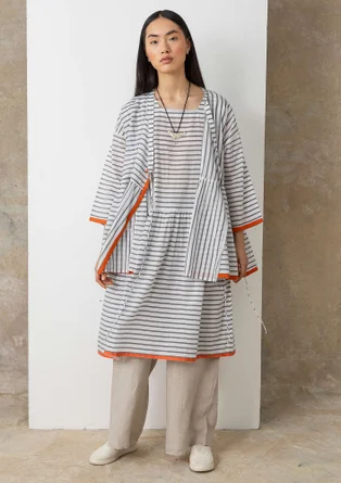 Kleid „Nord“ aus Bio-Baumwollgewebe - halbgebleicht