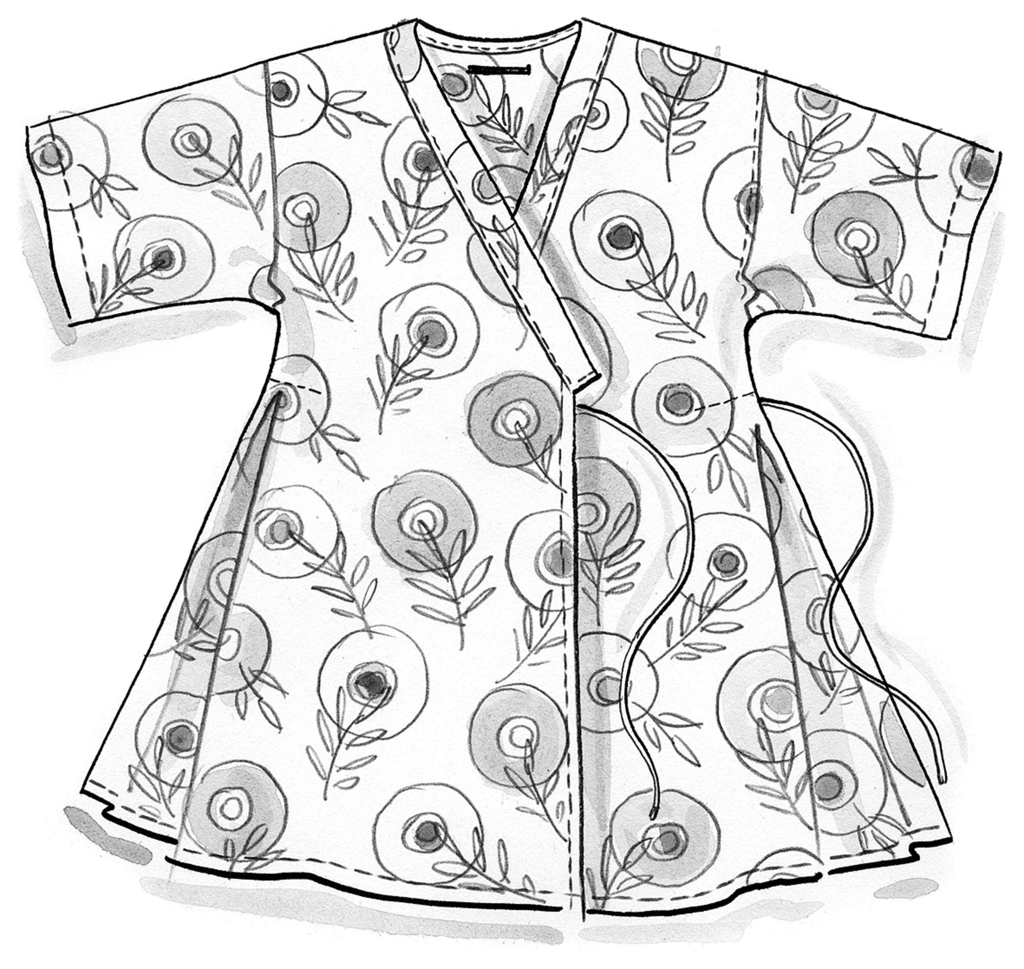 Kimono  Julie  en coton biologique