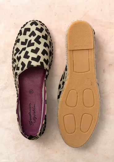 Espadrilles „Hake“ aus Baumwolle - natur