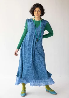 Mekko "Bubble" ekopuuvillaa/modaalia - jäämerensininen