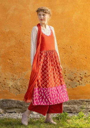 Robe en jersey « Singö » en coton biologique/modal - cuivre