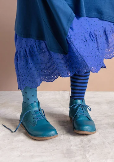 Desert boots made of nubuck/nappa - indigofera