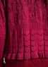 Strickjacke „Raya“ aus Bio-Baumwolle (dunkelhibiskus L)