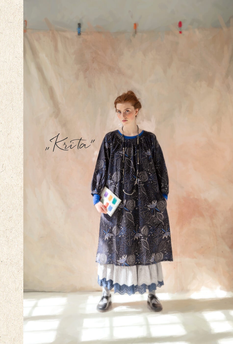  Webkleid „Krita“ aus Öko-Baumwolle