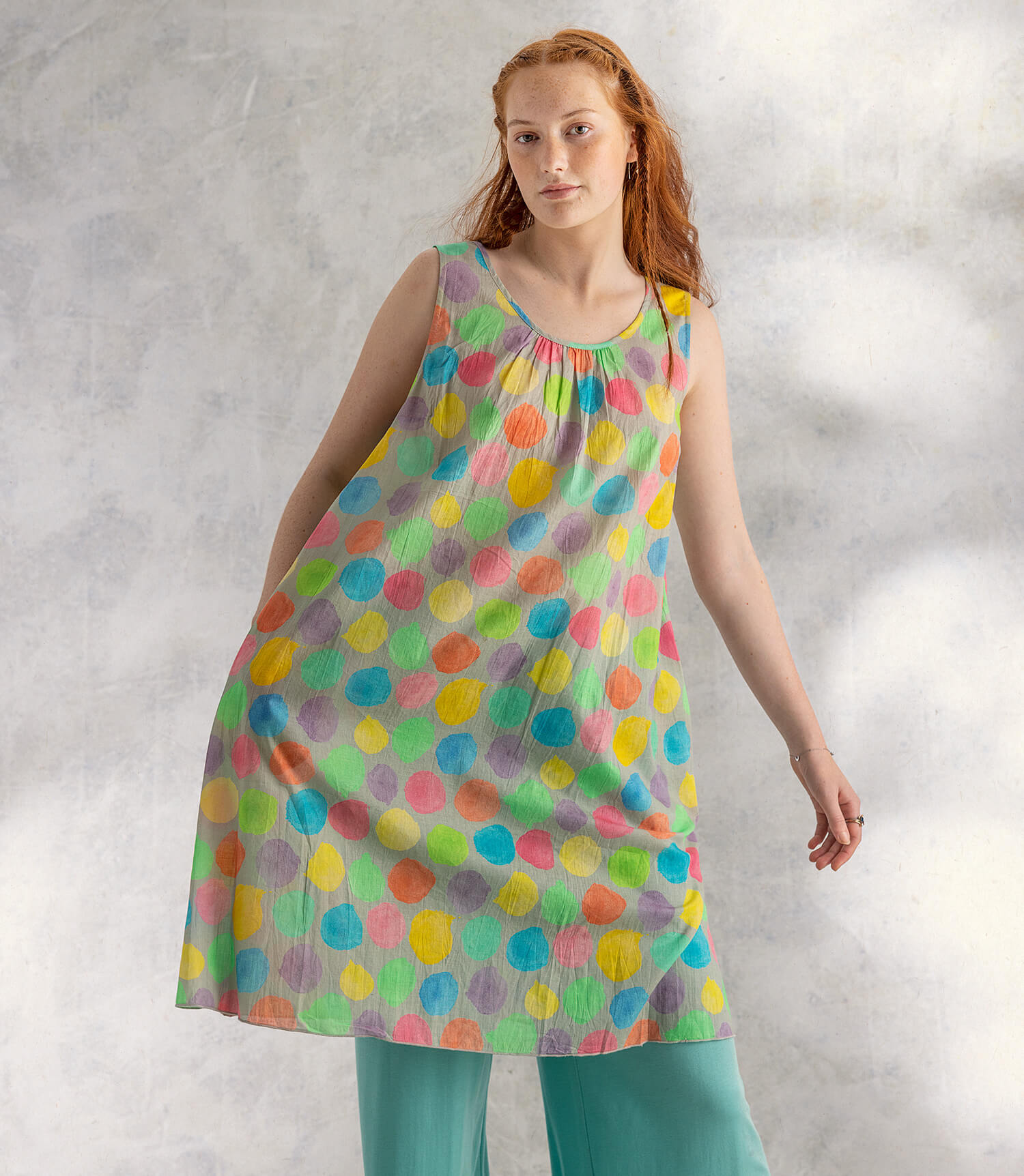 Kleid „Aniane“ aus Bio-Baumwollgewebe