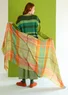 Écharpe "Evania" en laine tissée (avocat Taille unique)