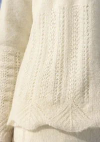 Trøje "Forgetmenot" i alpakamiks - ubleget