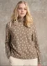 Jersey-Rollkragenshirt „Taiga“ aus Bio-Baumwolle/Leinen (taupe L)