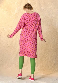 Robe "Spirit" en jersey de viscose de bambou/élasthanne - hibiscus/motif