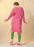 Robe "Spirit" en jersey de viscose de bambou/élasthanne (hibiscus/motif S)