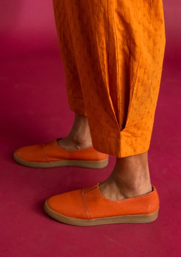 Shoe in nubuck - henna