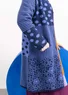 Long gilet "Zoe" en laine (bleu ciel XXL)