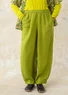 Woven linen Trousers (asparagus XL)