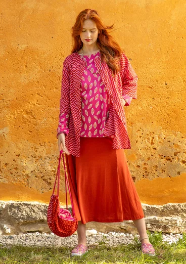 Blouse "Krusa" van biologisch katoen - koper