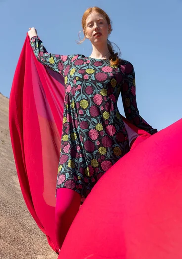 Robe "Pink Moon" en jersey de lyocell/élasthanne - noir